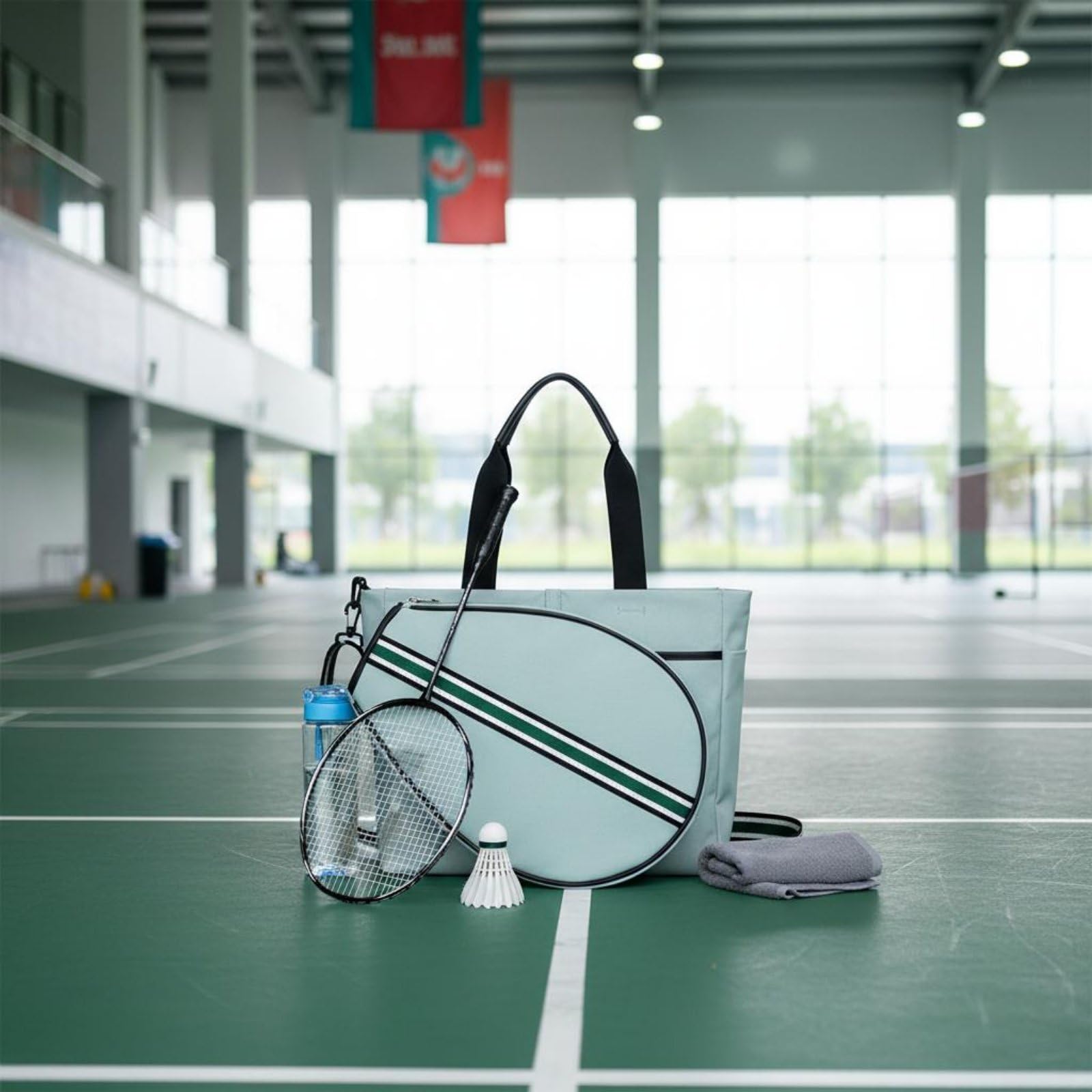 Funda para Raquetas Deportivas Bolsa Estuche Protector Maletín con Compartimento Principal Amplio y Manga de Raqueta Separable Peso Aproximado 800 G