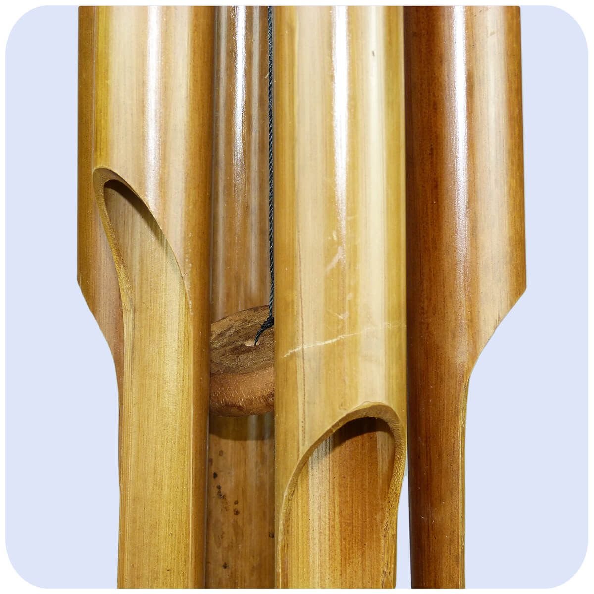 Windspiel Klangspiel Bambus Deko Mobile Klangröhren Klang-Spiel Entspannung Garten Türglocke Feng Shui 60 cm