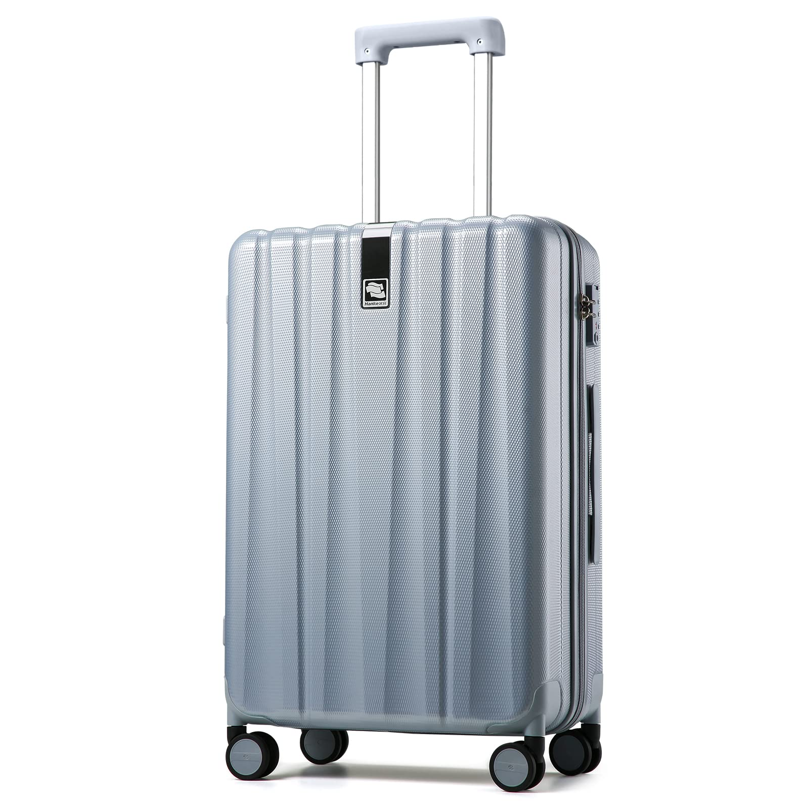 Hanke Upgrade Luggage Suitcases With Spinner Wheels Lightweight PC Hard Shell Rolling Suitcase