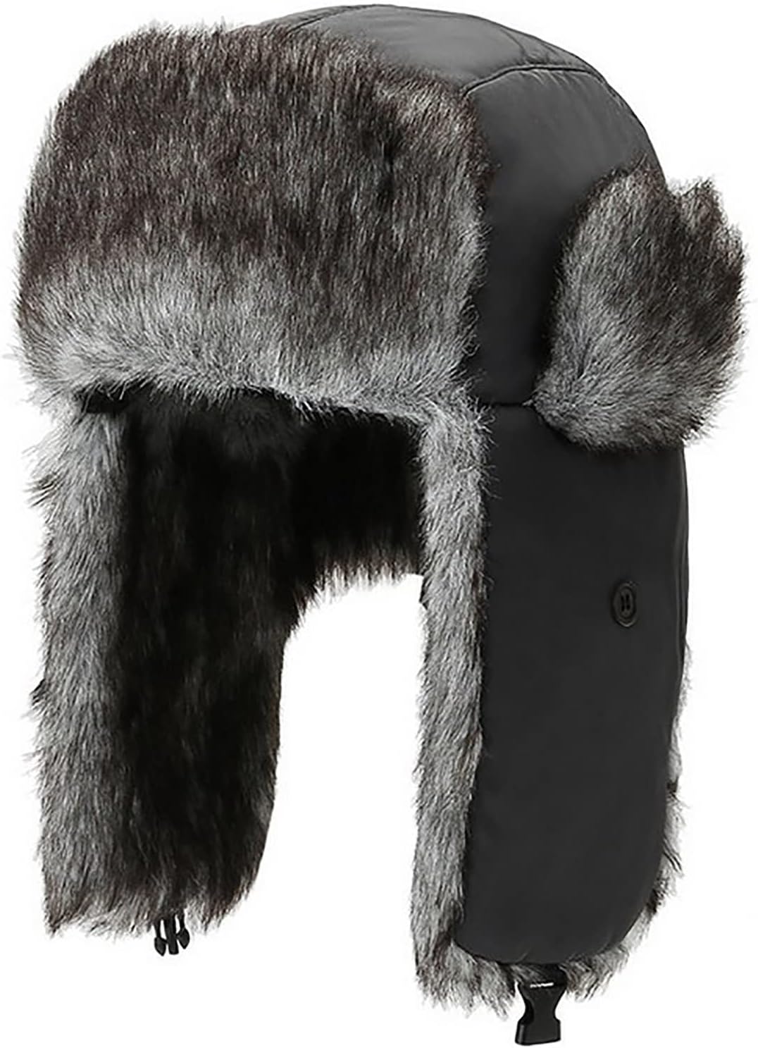 Bomber Hat Mens Trooper Trapper Hat Fleece Lined Bomber Hat Winter Russian Ushanka
