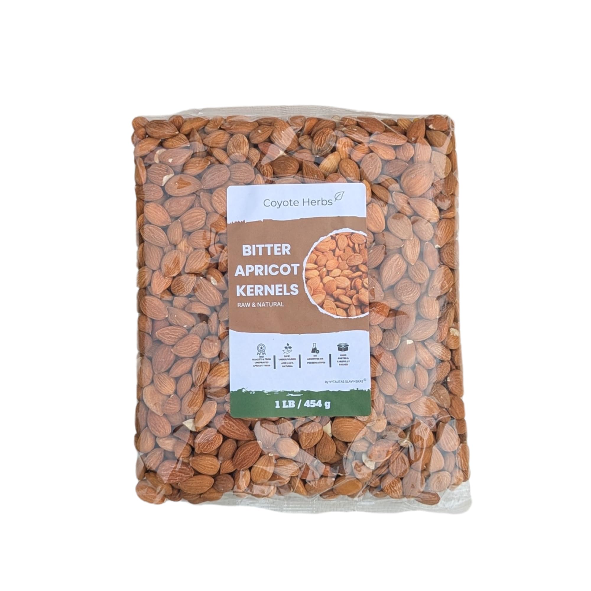 Noccioli di Albicocca Amari Naturali 454g/16 oz: Semi Grezzi & Mandorle
