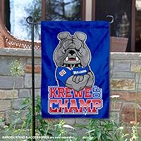 Vista 2 de College Flags & Banners Co. Bandera de jardín Louisiana Tech Bulldogs Krewe of Champ