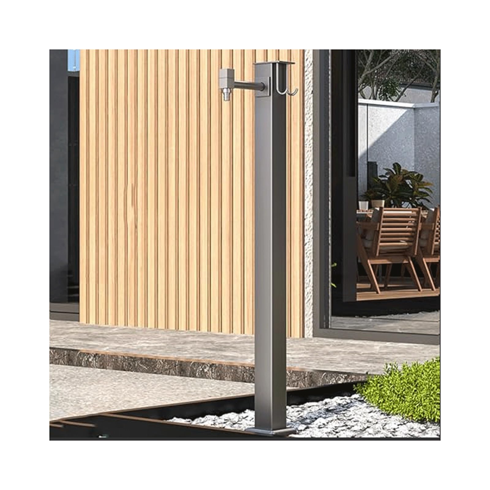 XDLEDMKIZ Water Spigot,Outdoor Garden Water Column with Freestanding Tap and Antifreeze Faucet for Irrigation and Watering