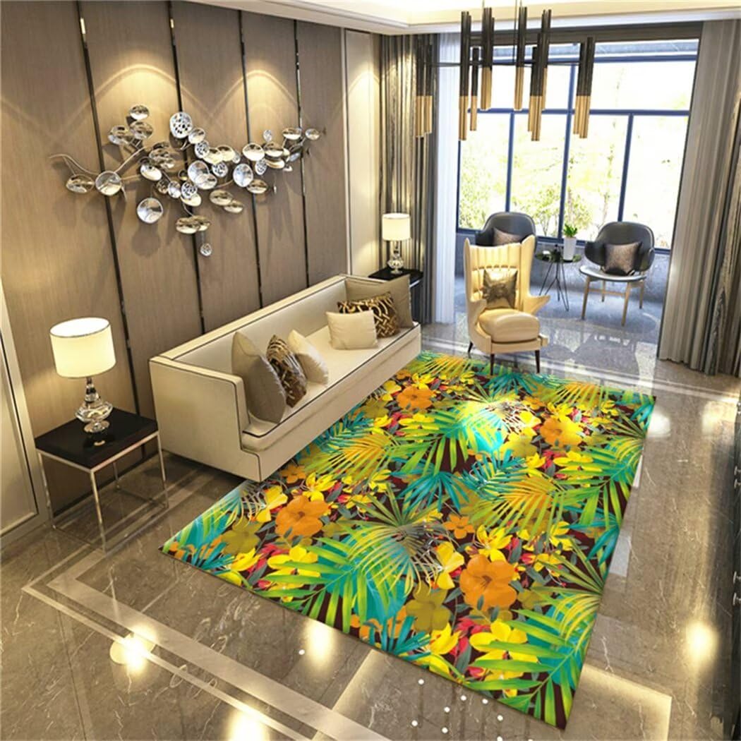 Tapis de sol bébé lavable et facile à nettoyer pour salon et enfants