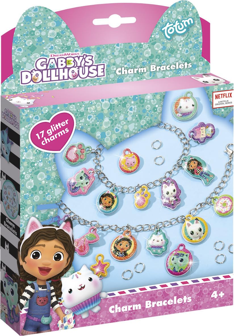 Totum Gabby's Dollhouse Charm Bracelet - Silver