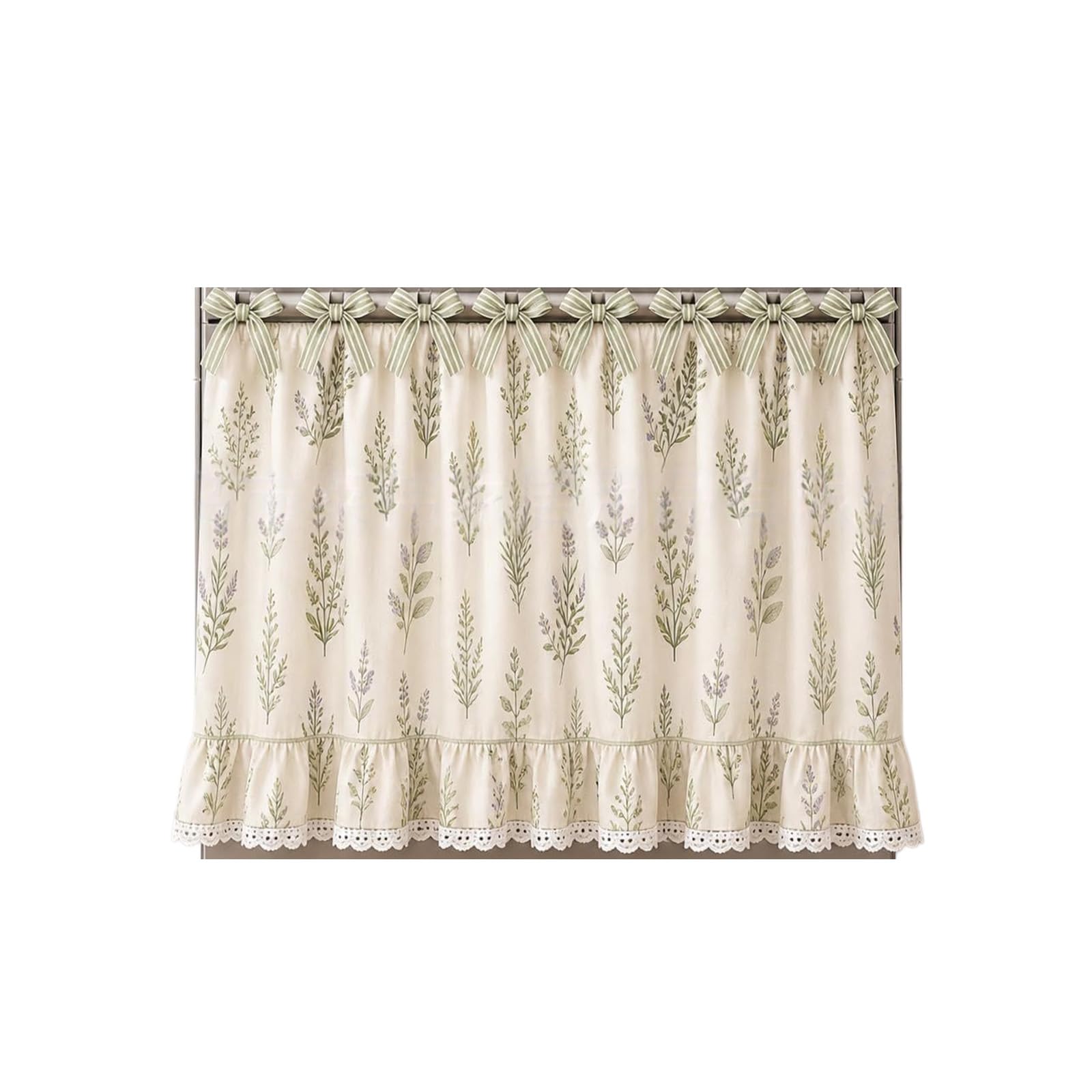 APGLSXY Functional Oven Door Cover Stove Skirt Curtain with Storage Pocket Adjustable Ribbon for Easy Installation on Appliances Dishwasher Curtain
