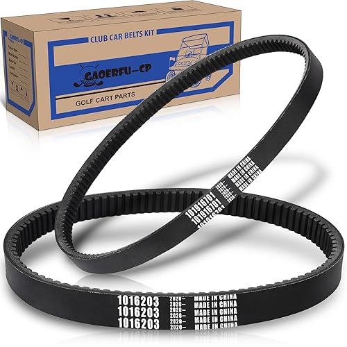 Club Car Drive Belt & Starter Generator Belts Kits para 1997 en adelante Club Car DS y 2004 en adelante Precedente, carrito de golf OEM # 101916701,