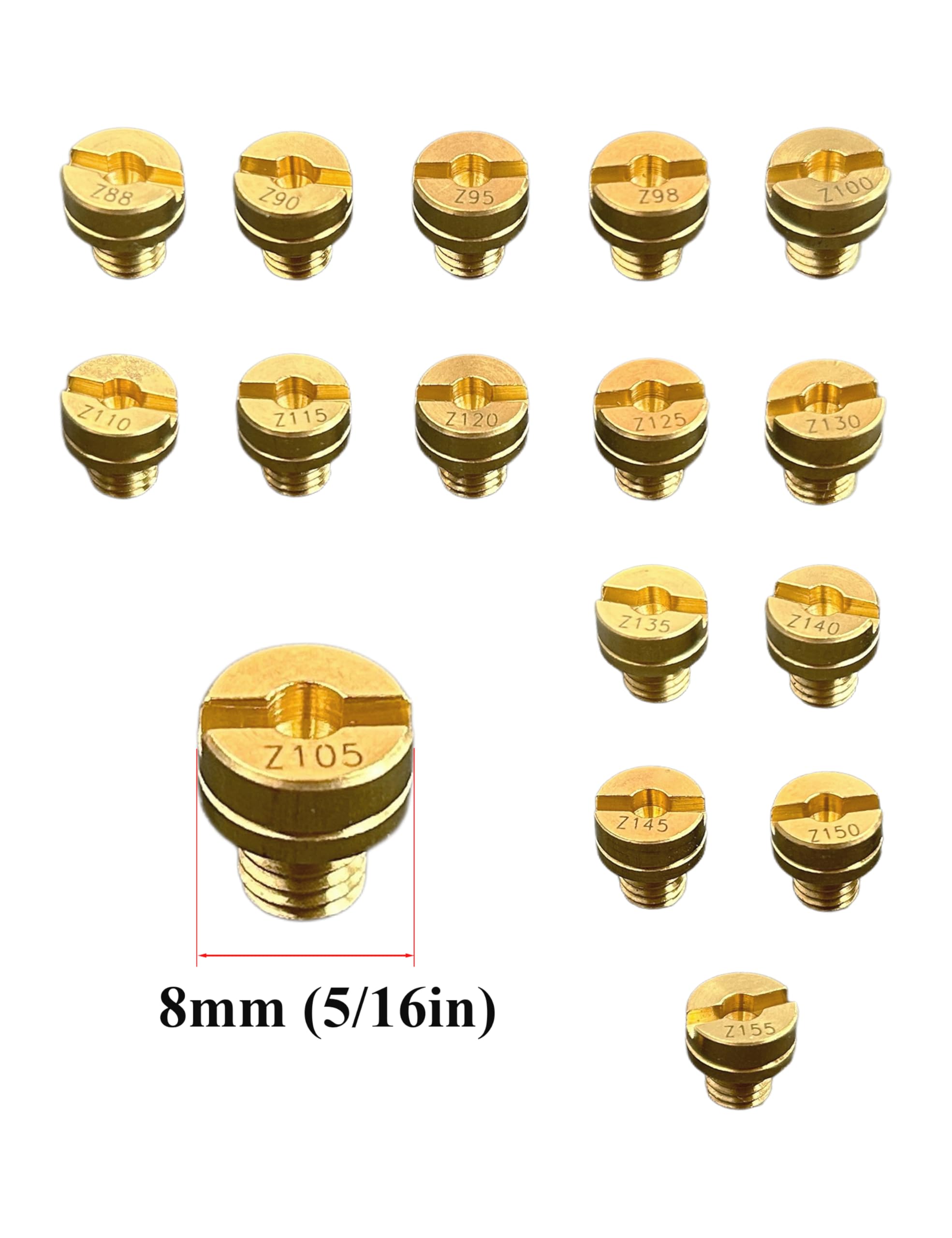 Amazon.com: YAMAKATO M5*0.8 Chinese VM22 Main Jet Kit for Mikuni