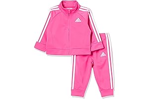 adidas Baby Girls' 2-piece Classic Tricot Track Suit: Cozy and Comfortable
