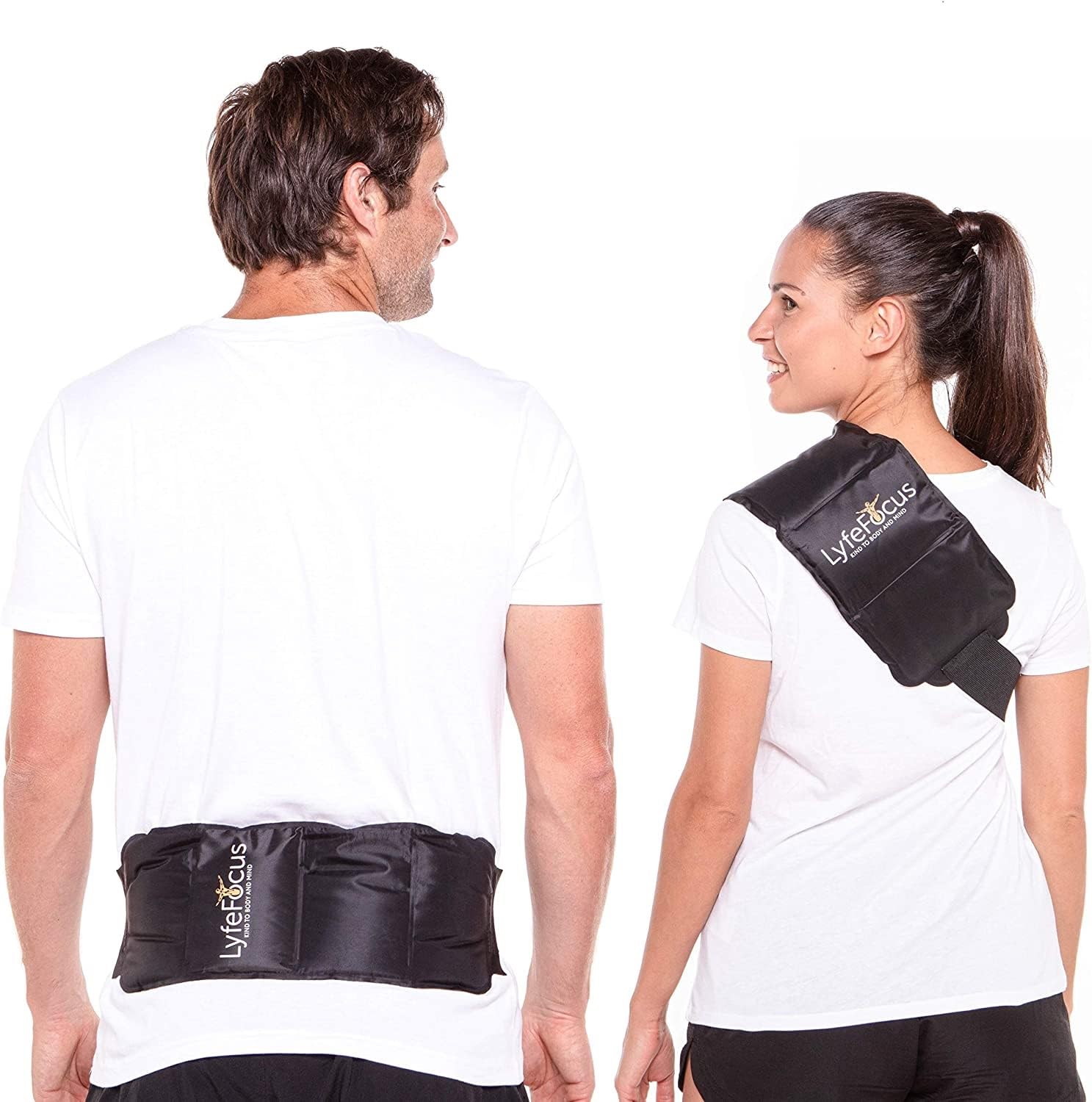 Premium Multi-Use Reusable Hot & Cold Pack - Ice Compression Gel Pack for Shoulder, Leg & Back Pain Relief: Microwaveable & Freezable Wrap for Heat/Ice Injury Therapy