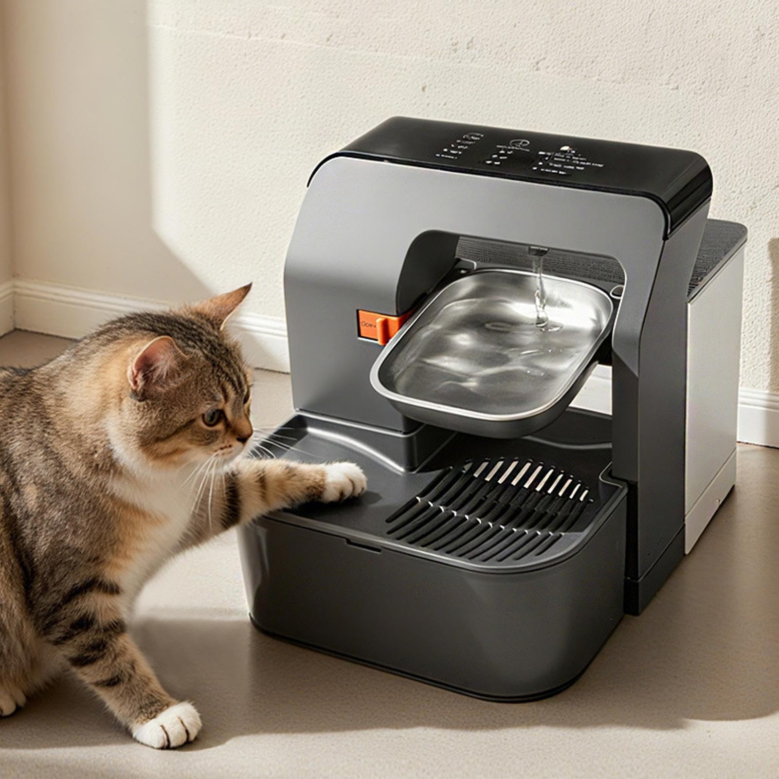Dispensador De Bebedero para Perros 3.2L Bebedero Silencioso | Fuente Hidratante Portátil para Animales Domésticos Para Cachorros, , Conejos, Interior, Exterior, Jaula y Transportín