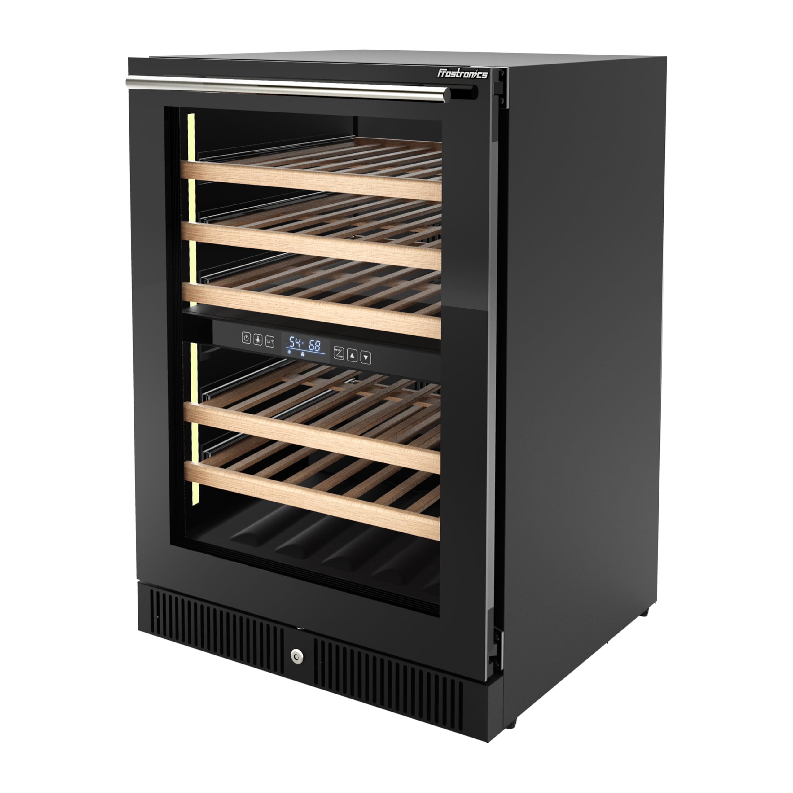 moon　冷蔵庫 Amazon.com: Frostronics 24 Inch Dual Zone Wine Refrigerator