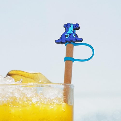 Miniatura 5 de Stitch - Fundas de silicona reutilizables para punta de pajita, a prueba de salpicaduras, a prueba de polvo, ideal para pajitas de 0.236 a 0.315