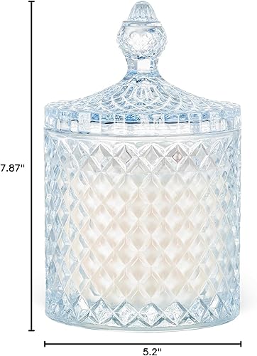 Miniatura 8 de Vela perfumada de citronela y jengibre, cera de soja natural 14.8, velas grandes con mecha de madera para el hogar, 70 horas de tiempo de