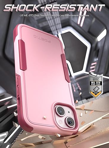 Miniatura 5 de Poetic Neon Series - Funda para iPhone 15, de doble capa, resistente, resistente, ligera, delgada, a prueba de golpes, protección contra caídas,