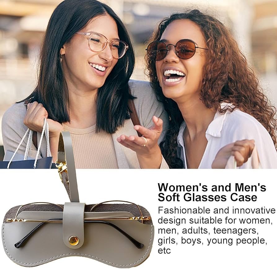 メガネ入れ メガネバッグ PU レザー 眼鏡ポーチ 眼鏡収納袋