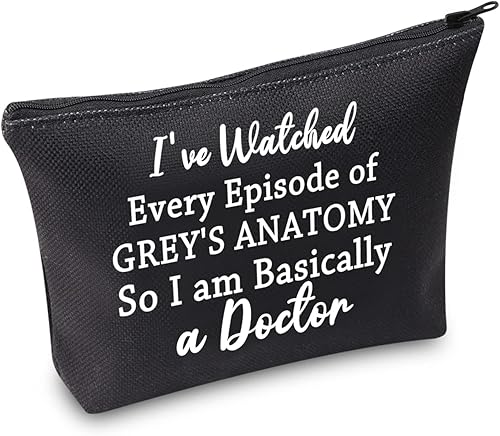 Miniatura 1 de TSOTMO Regalo inspirado en un programa de televisión, divertido bolso de maquillaje para médico, programa de televisión, regalo de programa de