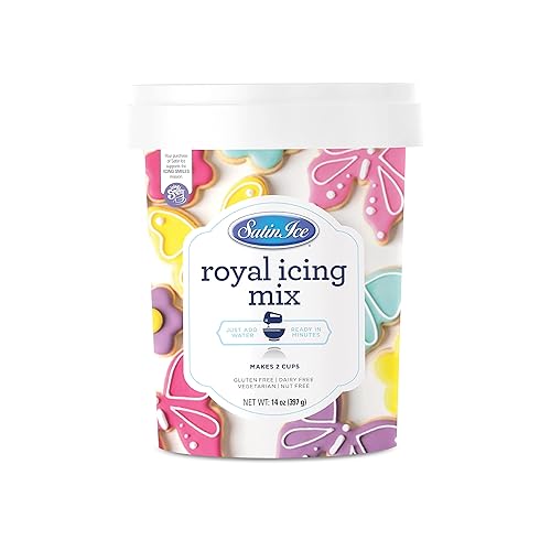 Satin Ice Royal Icing Mix, 14 onzas