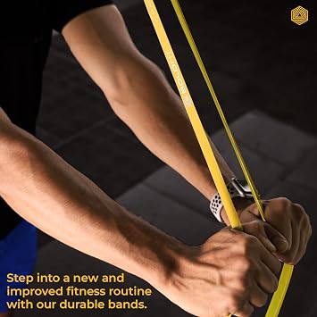 Boldfit heavy resistance band workout exercise and stretching pull up bands home exercise bands for gym men women resistance bands bands