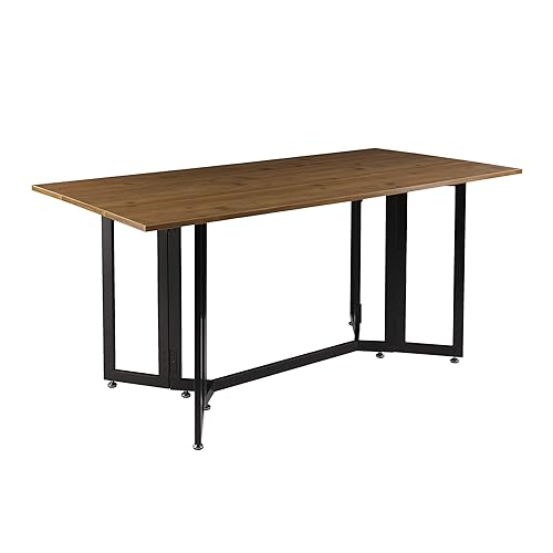 SEI Furniture Driness Drop Leaf Convertible Console to Dining Table,