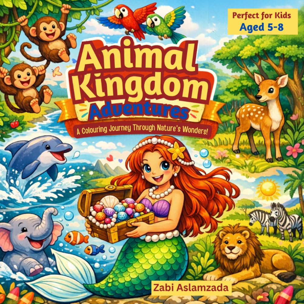 Animal Kingdom Adventures: A Colouring Journey Through Nature's Wonders!