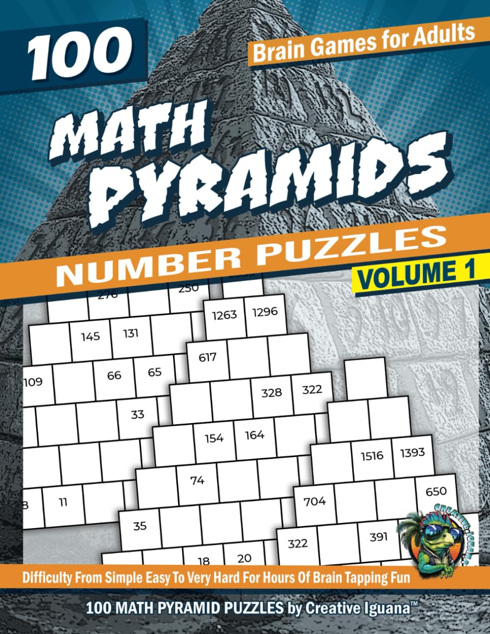 100 Math Pyramids Number Puzzles, Volume 1