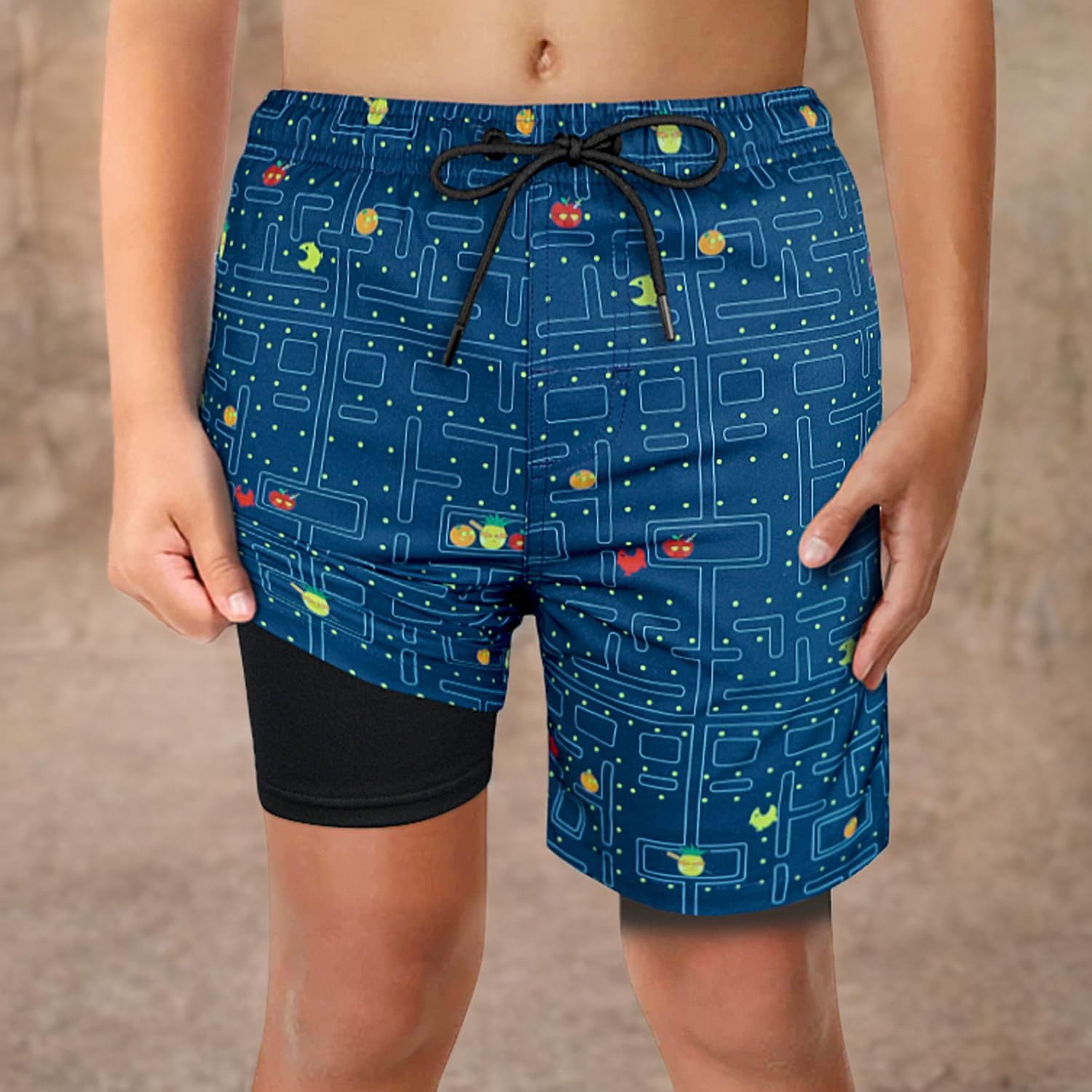 LUCOWEE Boys Swim Bathing Trunks Soft Compression Liner no-Chafing Swimming Shorts Quick Dry Light UPF 50+ Quality Swimsuit - Image 9