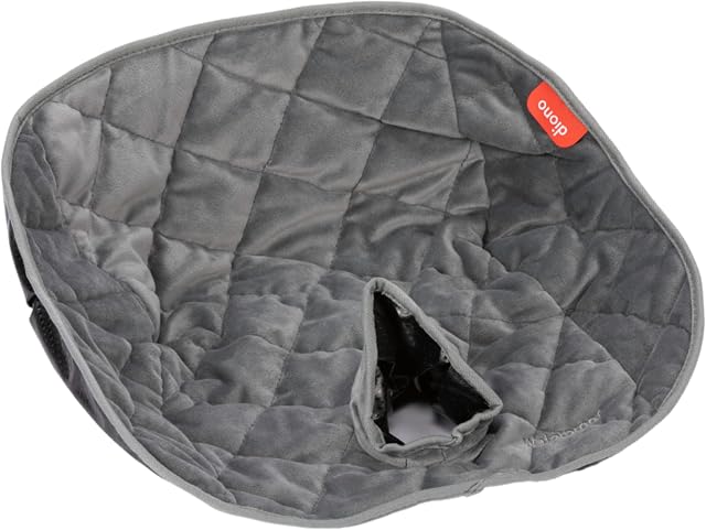 Diono Dry Seat Child Car Seat Pad with Waterproof Liner Potty Training Seat Pads for Infants Baby and Toddlers Gray, Grey (Ultra)