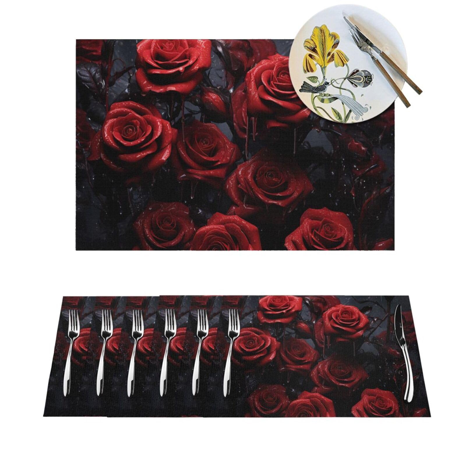 Set de table pour dîners de famille et fêtes de mariage lot de 4