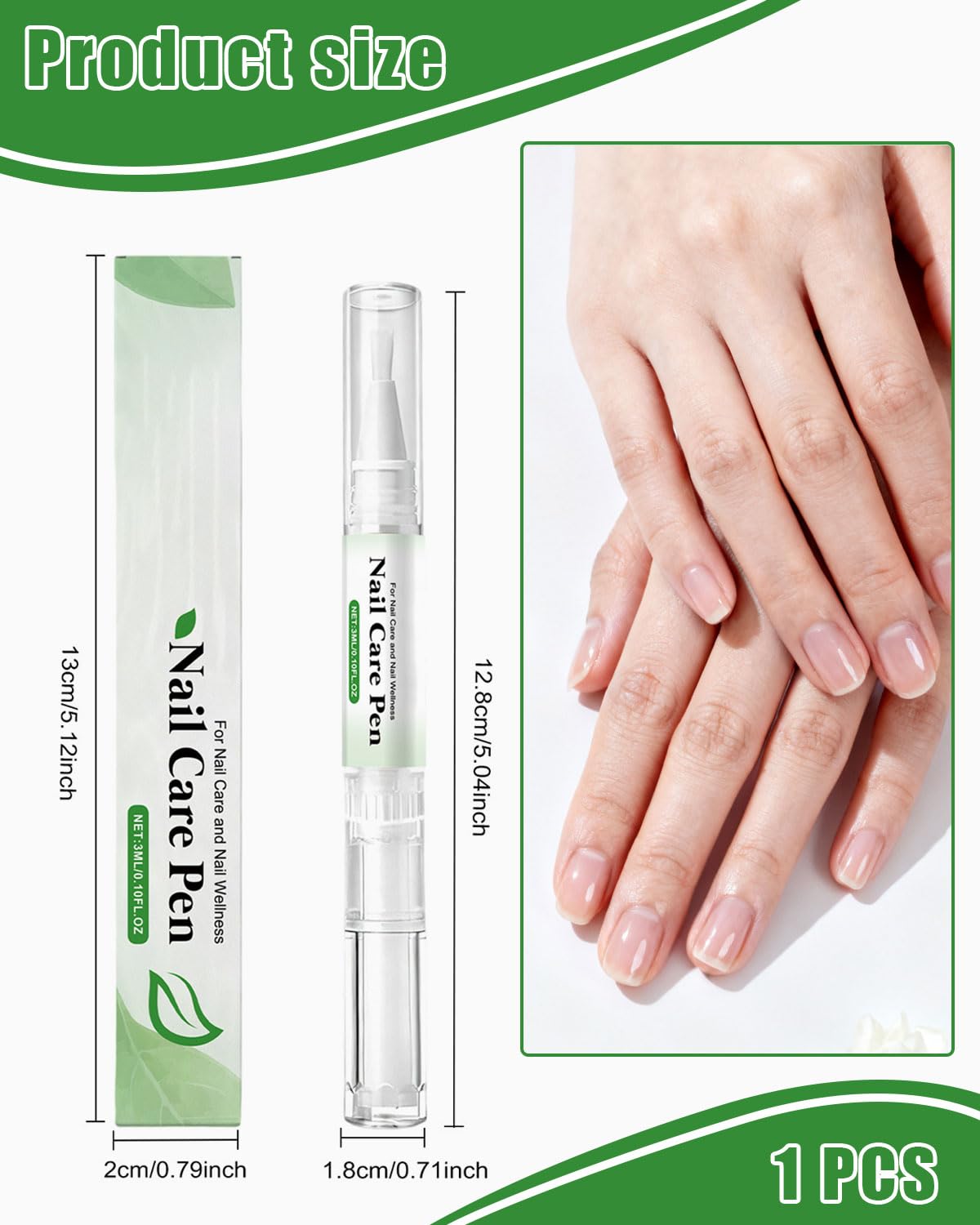 Health Routine Nail Care Pen – Cura Cosmetica in Caso di Infezione Fungina delle Unghie in Modo Rapido ed Efficace | Per Unghie delle Mani e dei Piedi Curate | nail care pen per micosi