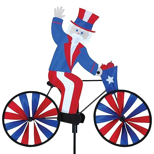 Bike Spinner Uncle Sam 20" – Patriotic Americana Design, Weather-Resistant