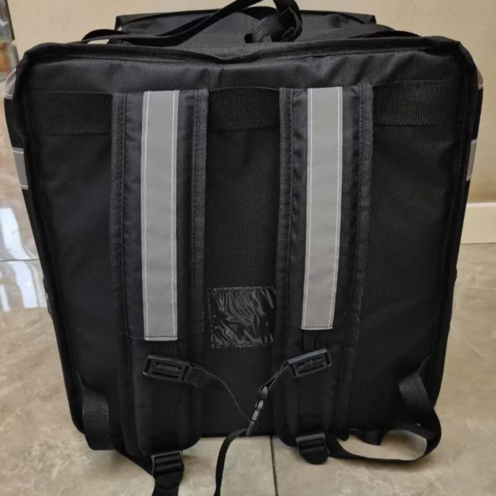 Pizza Delivery Bag, Pizza Carrier Mochila para Llevar expandible para la | Transportista de alimentos de servicio pesado, almacenamiento de aislamiento de comestibles térmicos reuti