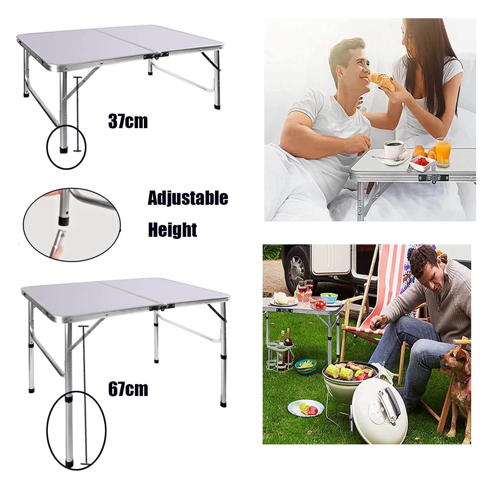 Amazon.com: ZXCASDQWE Portable Compact Camping Table 3FT