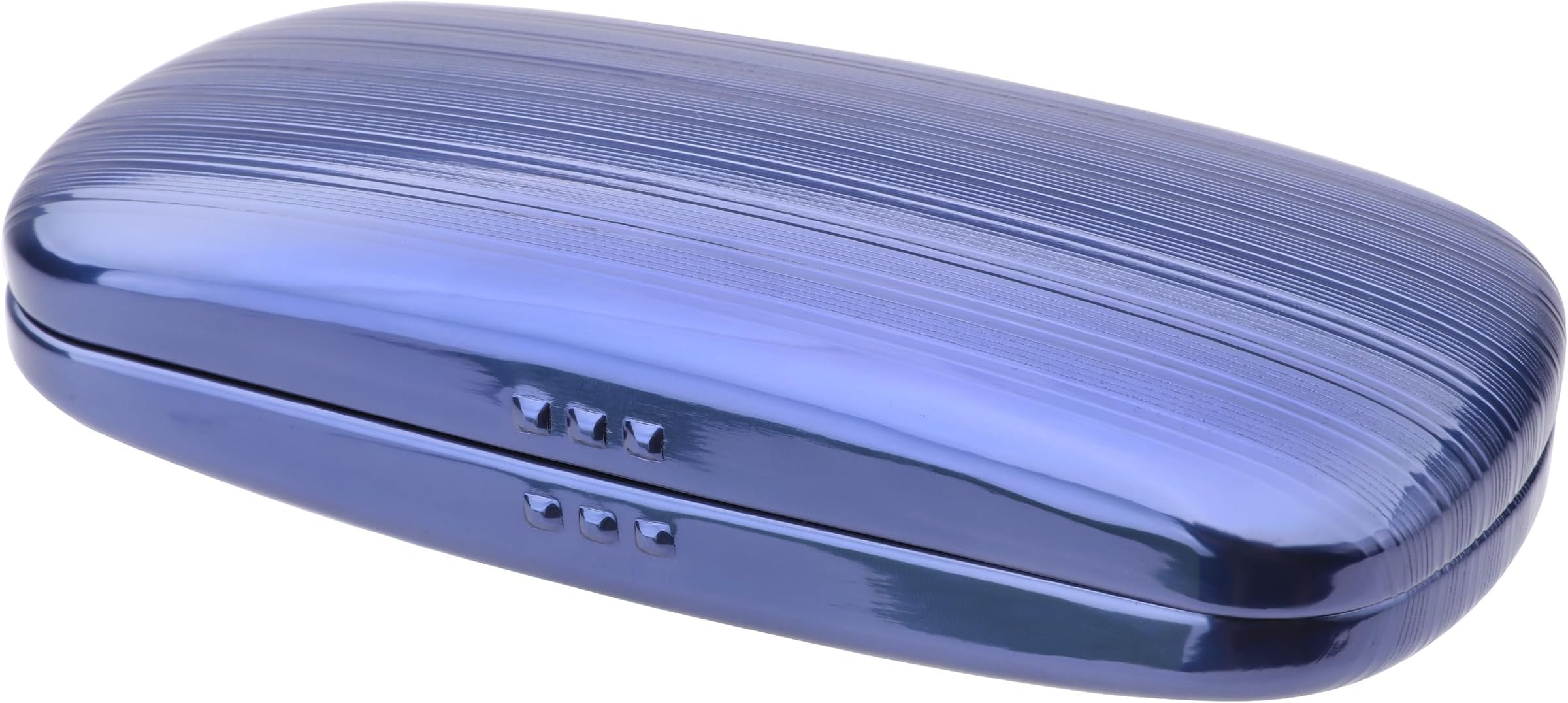 Philley Sunglasses Case Striped Aluminum Hard Shell Metal Spectacles Box Eyeglasses Case for Women & Men