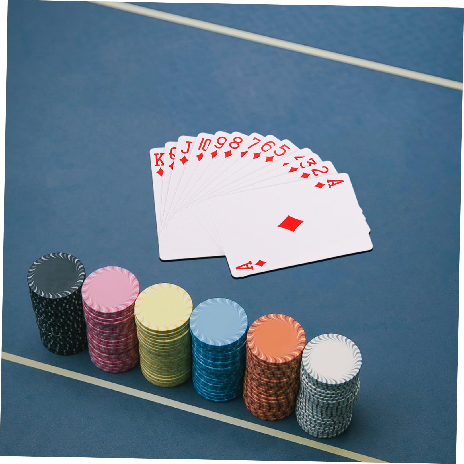Alasum 3juegos Cartas De Póker para Sublimación Tarjetas para Entretenimiento Fiestas Material Seguro y Portátil