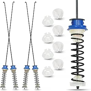 Photo 1 of AZ4U W10820048 Washing Machine Suspension, W10189077 Washer Suspension Rod Kit For whirlpool Washer Suspension Rods Replaces For Kenmore, Whirlpool Cabrio Suspension Kit, Maytag Top Load Washer