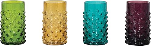 Creative Co-Op Vaso para beber, 4 colores