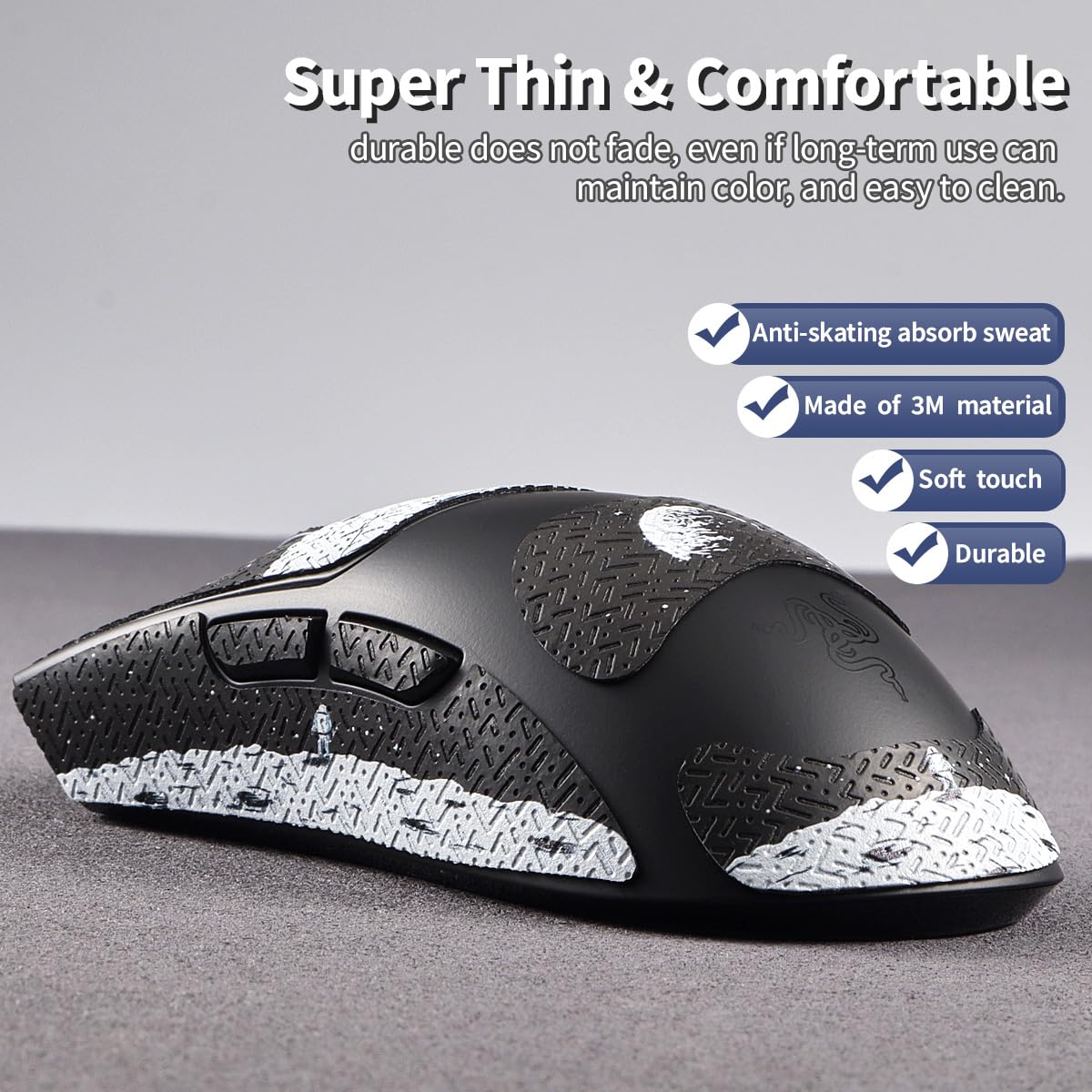 Amazon.co.jp: immoenuc マウスグリップテープ ステッカー Razer Viper