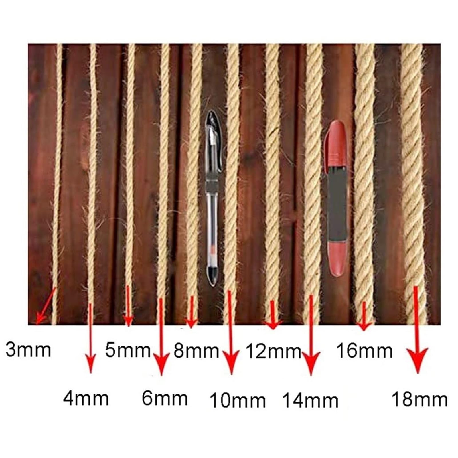 Rete in corda di iuta resistente da 6 mm per bambini, sicura per arrampicata interna ed esterna, distanza 6 cm, perfetta per case sugli alberi, parchi giochi e attività avventurose