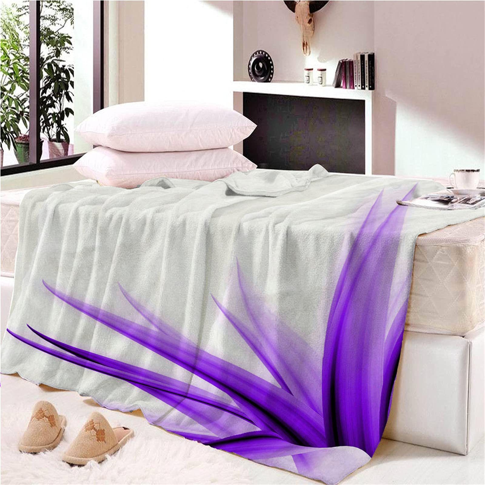 Chickw11 Coperta di Flanella, 3D Cielo Stellato Coperte Flanella