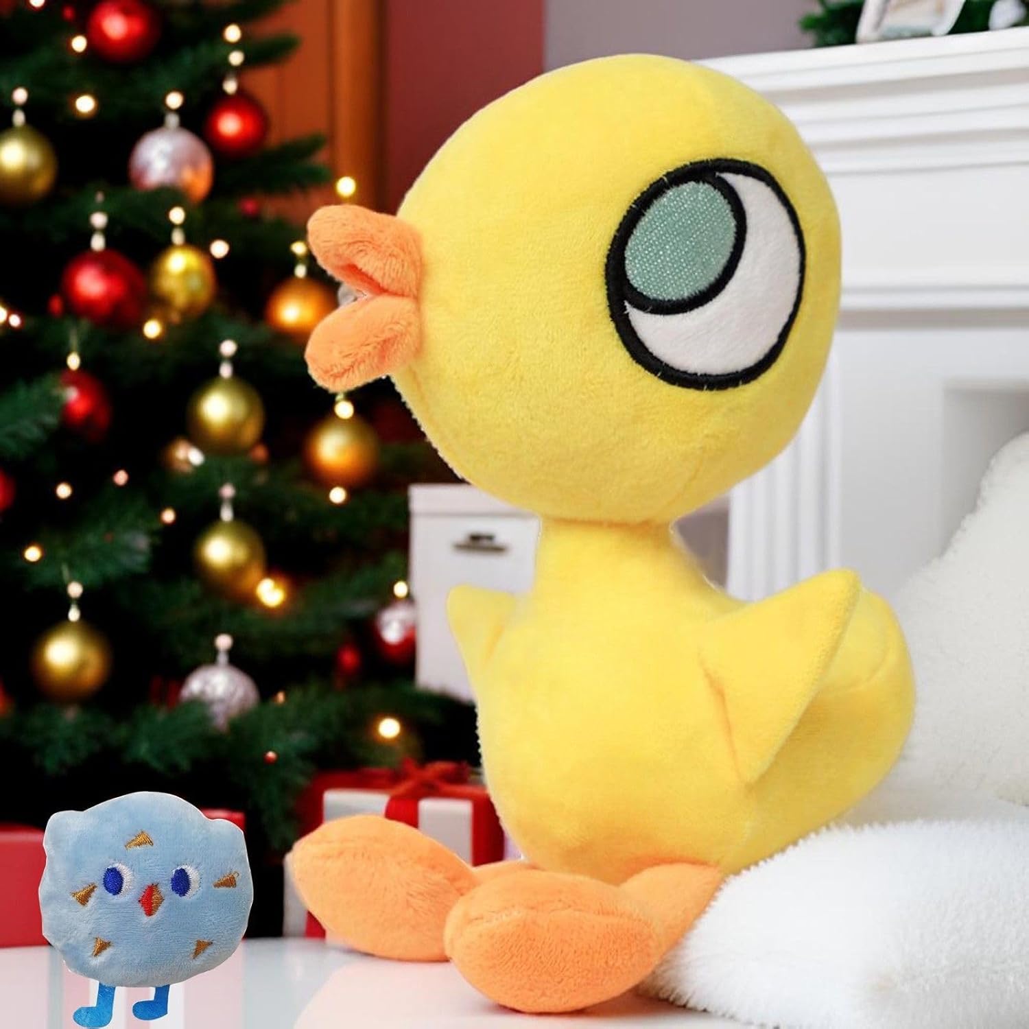 Little Ducking Stuffed Animal Gets Cookie for Mo Willems Pigeon Books Series Duck Plush, Yellow Cute Duck Pillow Toy Book Characters Plush for Classroom, 9.25in