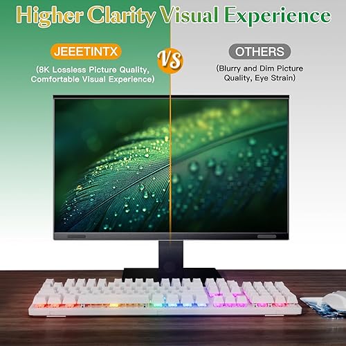 Miniatura 9 de Filtro magnético de pantalla de privacidad para computadora de 27 pulgadas para monitor de pantalla ancha 16:9, 27 pulgadas para colgar extraíble,