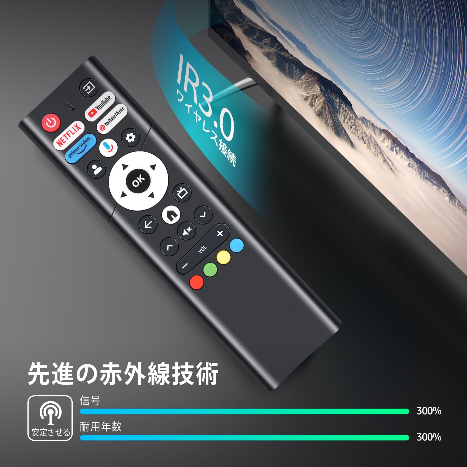 Amazon | チューナーレスリモコン for YAMAZEN 山善 テレビリモコン