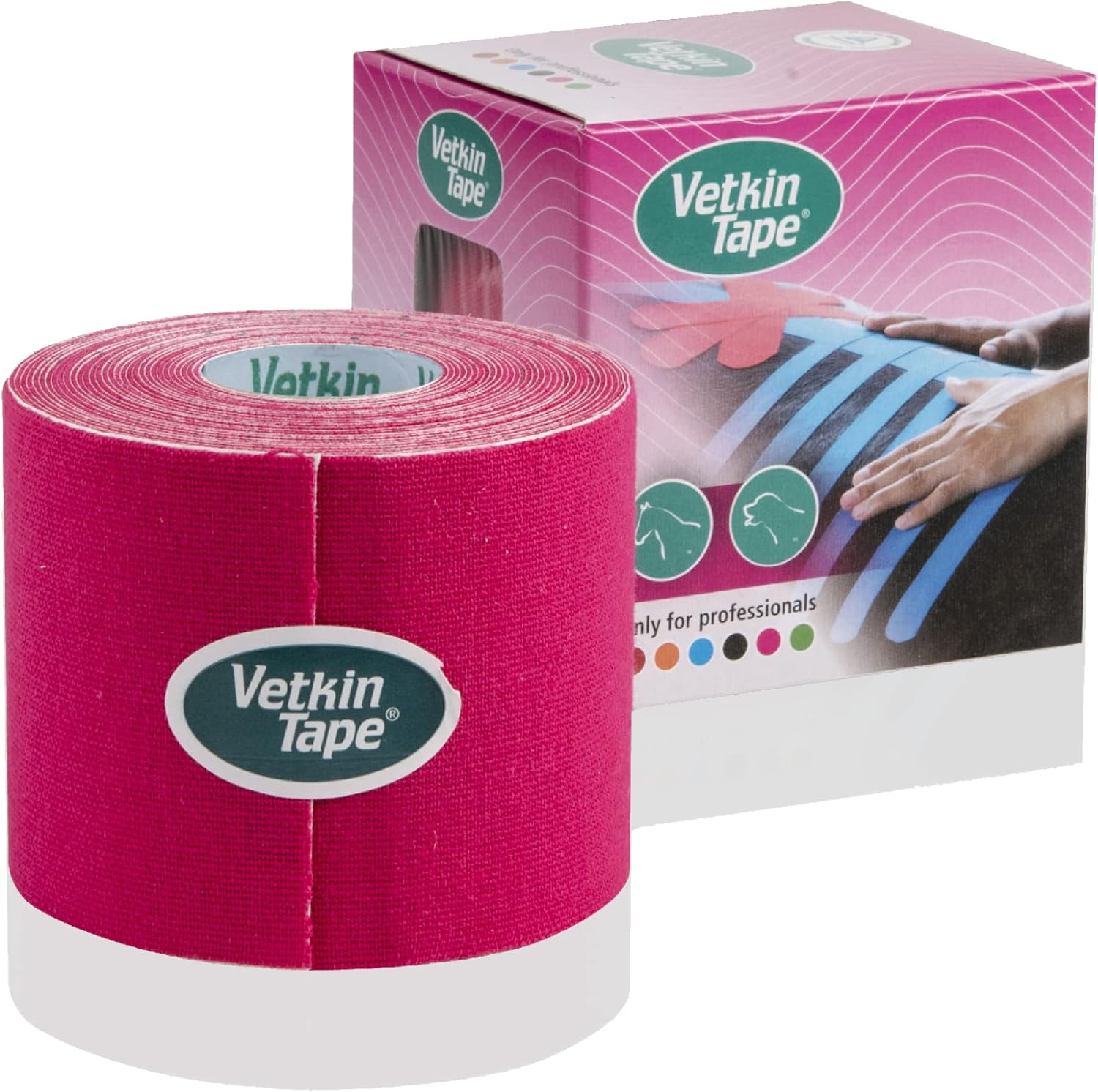 VetkinTape® Veterinary Kinesiology Tape Pink Kinesiology Tape for