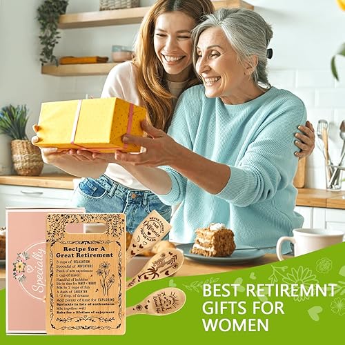 Miniatura 6 de Regalos de jubilación para mujeres, feliz jubilación, despedida, ida, regalos para mujer, compañera de trabajo, profesora, enfermera, jefa, mamá,