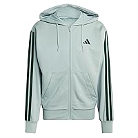 adidas Homme Essential Three Stripes French Terry Fullzip Hoodie