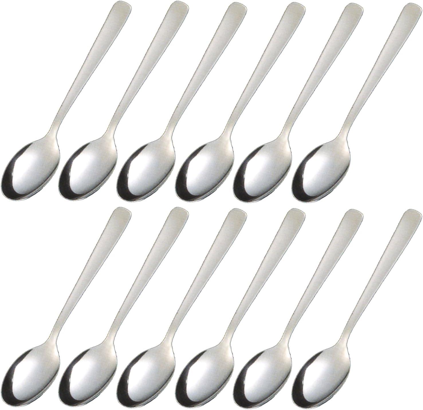 Nagao Lilac Coffee Spoon, Set of 12, 18-8 Stainless Steel, Made in Japan