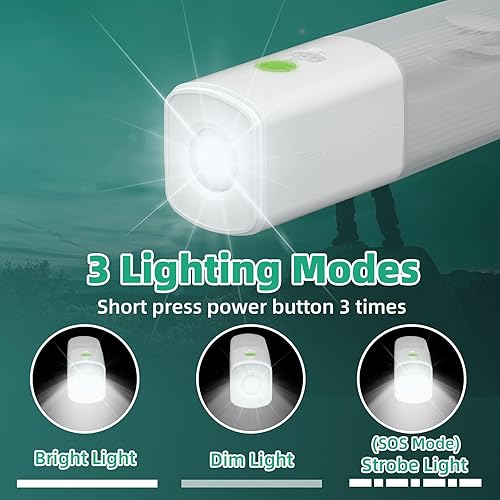 Miniatura 5 de SEVENKA 2 ventiladores recargables con luz, mini ventilador de mano 2 en 1 y luz, ventiladores de mano recargables USB-C de bolsillo, ventiladores