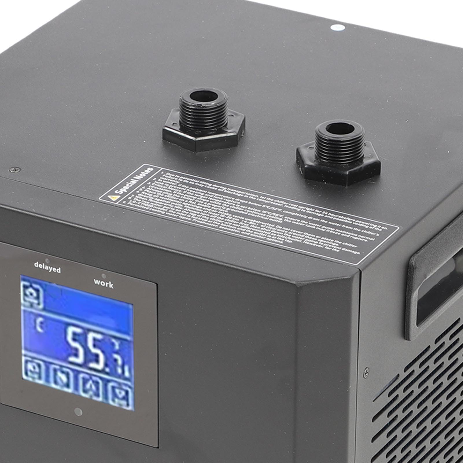 Inframadora de Agua de Bañera de 1/3 Caballos de Fuerza con Control Remoto de Pantalla Táctil LCD, Refrigeración Rápida Temperatura de bajo Ruido Ajustable de Enfriamiento (EU