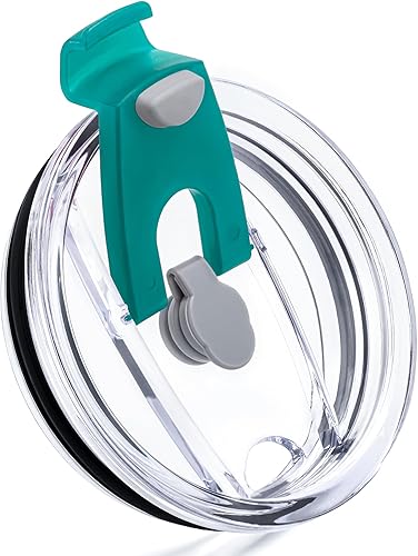 Prurex Tapa de repuesto para 20 oz Yeti Rambler, Old Style Rtic y más, apta para sorbetes, tapas de vaso de 20 oz, cubierta de vaso (Azul)